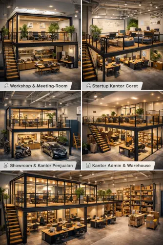 Mezzanine Ruang Kantor di Bekasi Utara